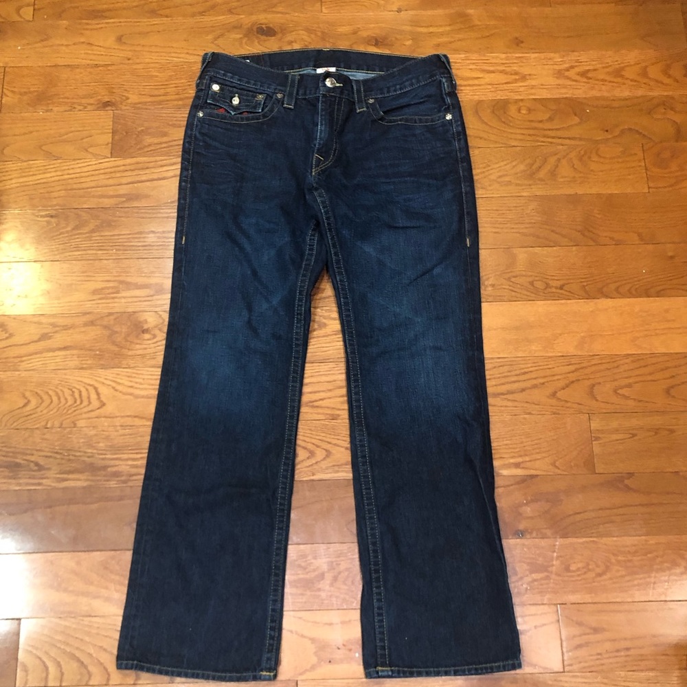 True Religion Dark Wash Bootcut Jeans